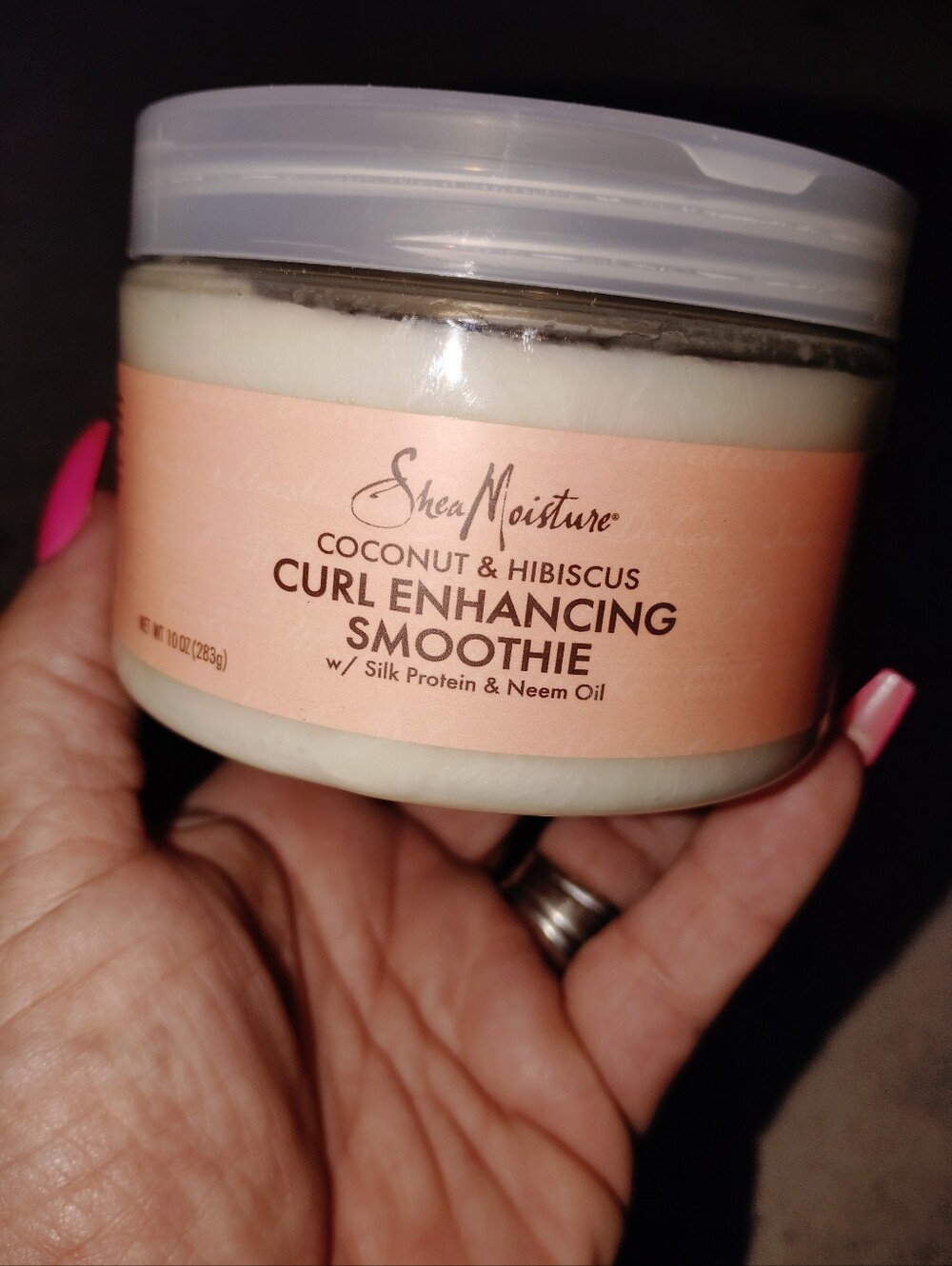 SheaMoisture Coconut & Hibiscus Curl Enhancing Smoothie - Peach Label New